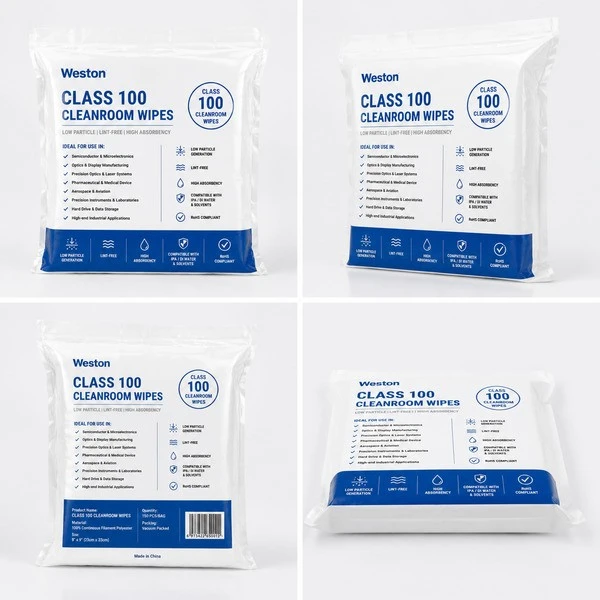 4packs of Weston Class 100 Cleanroom Wipes