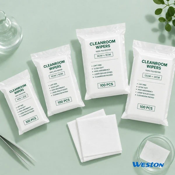 4 packs of Weston's Polyester Cleanroom Wipes