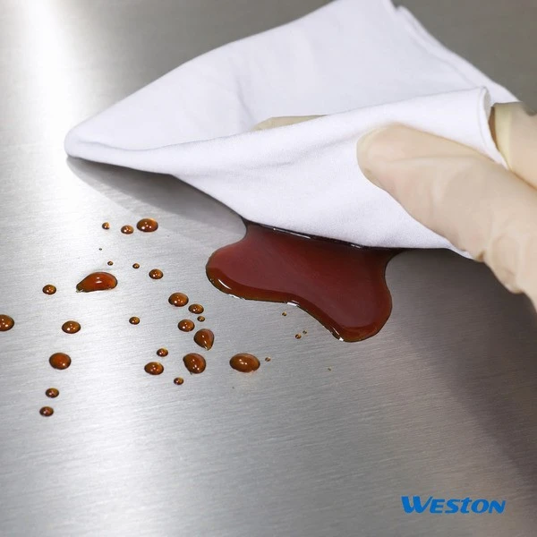 Polyester Cleanroom Wiper cleaning